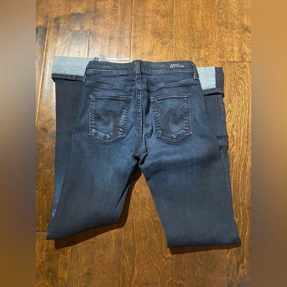 Citizens of Humanity Ava Stretch Straight Leg Jean SZ 25 dark wash - Picture 2 of 12